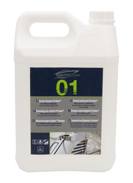 NAUTIC CLEAN 01 AutoDry Shampoo Perloban 5L – självtorkande båtschampo