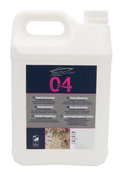 NAUTIC CLEAN 04 Mildew Remover 5L – mögel- och mögelborttagare för båt