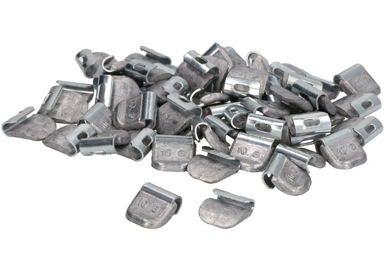 PROFITOOL Slagvikter 10 g – Professionella balanseringsvikter för stålfälgar (100-pack)