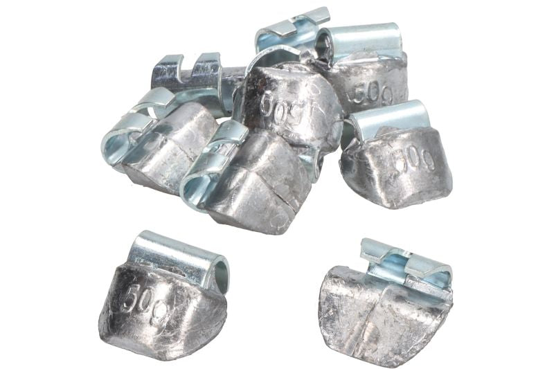 PROFITOOL Slagvikter 50 g – Professionella balanseringsvikter för stålfälgar (10-pack)