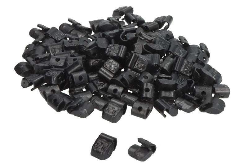PROFITOOL Slagvikter 5 g i zink – Svarta professionella balanseringsvikter (100-pack)