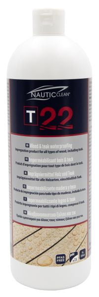 NAUTIC CLEAN 22 Wood & Teak Waterproofing 1L – impregnering för teak och träytor