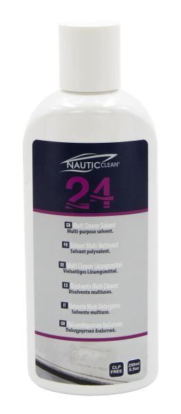 NAUTIC CLEAN 24 Multi Cleaner Solvent 250 ml – kraftfull lösningsmedelsrengöring