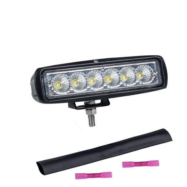 FEBI BILSTEIN LED Arbetslampa 6 LED 18W – 1800 lm, IP6K9K, Flood, 9–32V