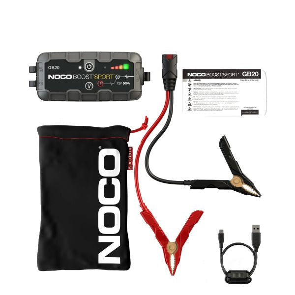 NOCO GB20 UltraSafe 500A – kompakt startbooster 12V
