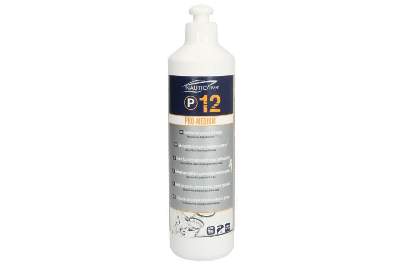 NAUTIC CLEAN 12 Polish Pro Medium 500 ml – polermedel för båtens skrov