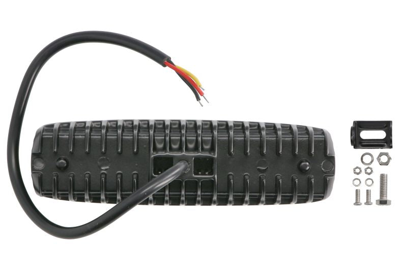 TRUCKLIGHT LED Arbetslampa 6 LED 18W – 3000 lm, Gul varningsblixt, IP68, 12/24/32/40V