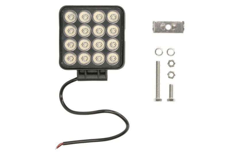 TRUCKLIGHT LED Arbetslampa 16 LED 35W – 3000 lm, Flood, IP68K, 12/24/30V