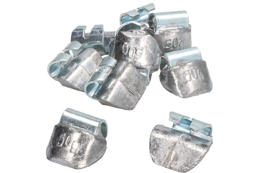 PROFITOOL Slagvikter 50 g – Professionella balanseringsvikter för stålfälgar (10-pack)