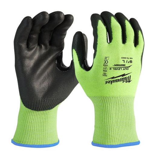 MILWAUKEE Skyddshandskar polyuretan 1 par XL