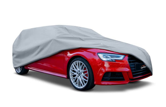 Bilöverdrag Protective tarpaulin, fits: road vehicle, size: M, colour:Grey,