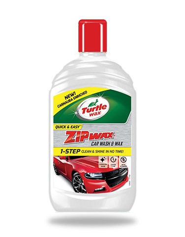 Bilschampo med vax TURTLE WAX Zip Wax 0.5L