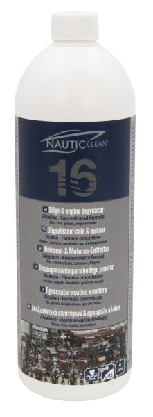 NAUTIC CLEAN 16 Bilge & Engine Degreaser 1L – avfettning för motorrum och kölsvin