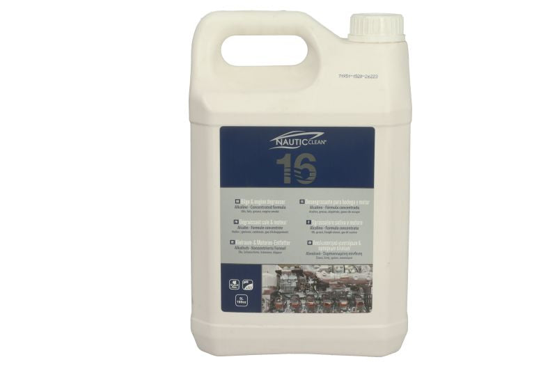 NAUTIC CLEAN 16 Bilge & Engine Degreaser 5L – avfettning för motorrum och kölsvin