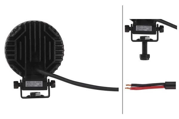 HELLA LED Arbetslampa 4 LED 24W – 1700 lm, IP6K9K/IP6K7, 12/24V