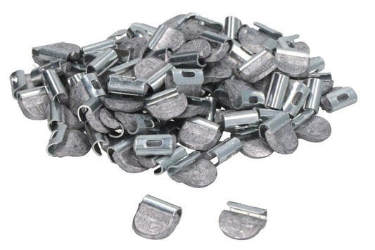 HOFMANN Slagvikter 10 g – Professionella balanseringsvikter för stålfälgar (100-pack)