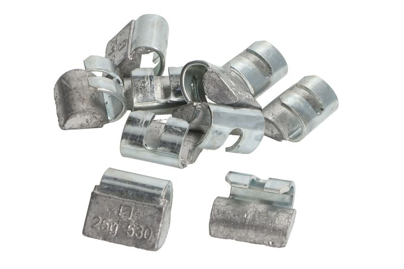 HOFMANN Slagvikter 25 g – Professionella balanseringsvikter för stålfälgar (10-pack)
