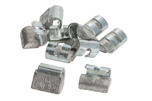 HOFMANN Slagvikter 25 g – Professionella balanseringsvikter för stålfälgar (10-pack)