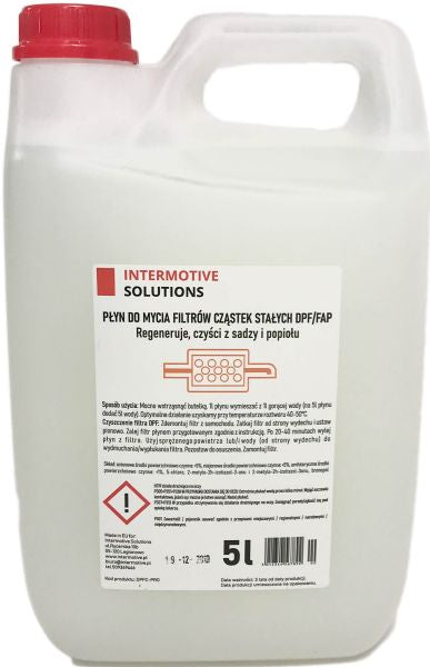 INTERMOTIVE SOLUTIONS DPF Cleaner 5L – professionell rengöringsvätska för DPF/FAP-filter