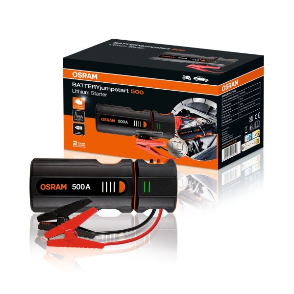 OSRAM BATTERYjumpstart 500 OJS010 – kompakt startbooster 12V