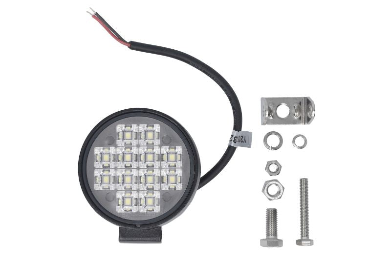 VIGNAL LED Arbetslampa 12 LED 12W – 1000 lm, Rund, Flood, IP68, 9/12/24/32V