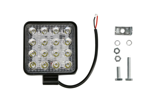 TRUCKLIGHT LED Arbetslampa 16 LED 48W – 3840 lm, IP68, 10–30V
