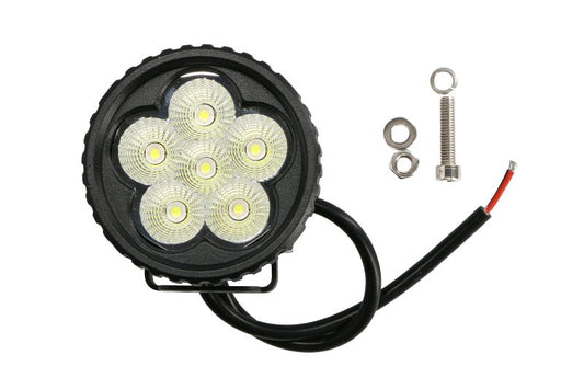 TRUCKLIGHT LED Arbetslampa 6 LED 18W – 1440 lm, Rund, IP68, 10–30V