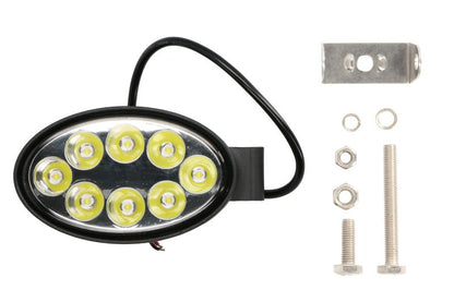 TRUCKLIGHT LED Arbetslampa 8 LED 24W – 1300 lm, Spot, Oval, IP67, 12/24/40V