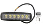 TRUCKLIGHT LED Arbetslampa 6 LED 18W – 3000 lm, Gul varningsblixt, IP68, 12/24/32/40V