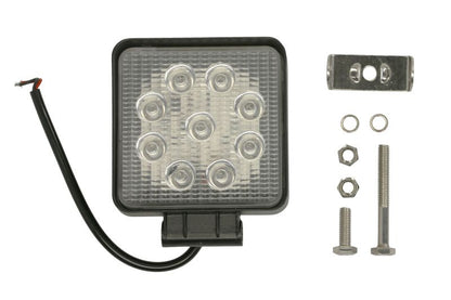 TRUCKLIGHT LED Arbetslampa 9 LED 27W – 2700 lm, Blått ljus, IP68, 10–30V