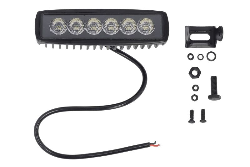 TRUCKLIGHT LED Arbetslampa 6 LED 15W – 1000 lm, Flood, IP68K, 12/24/30V