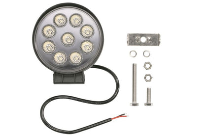 TRUCKLIGHT LED Arbetslampa 9 LED 22W – 2200 lm, Rund, IP68K, 12/24/30V